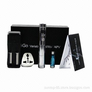 eGo Electronic Cigarettes with Variable Voltage/Power, APV V2 Mod, 3 to 15W Power